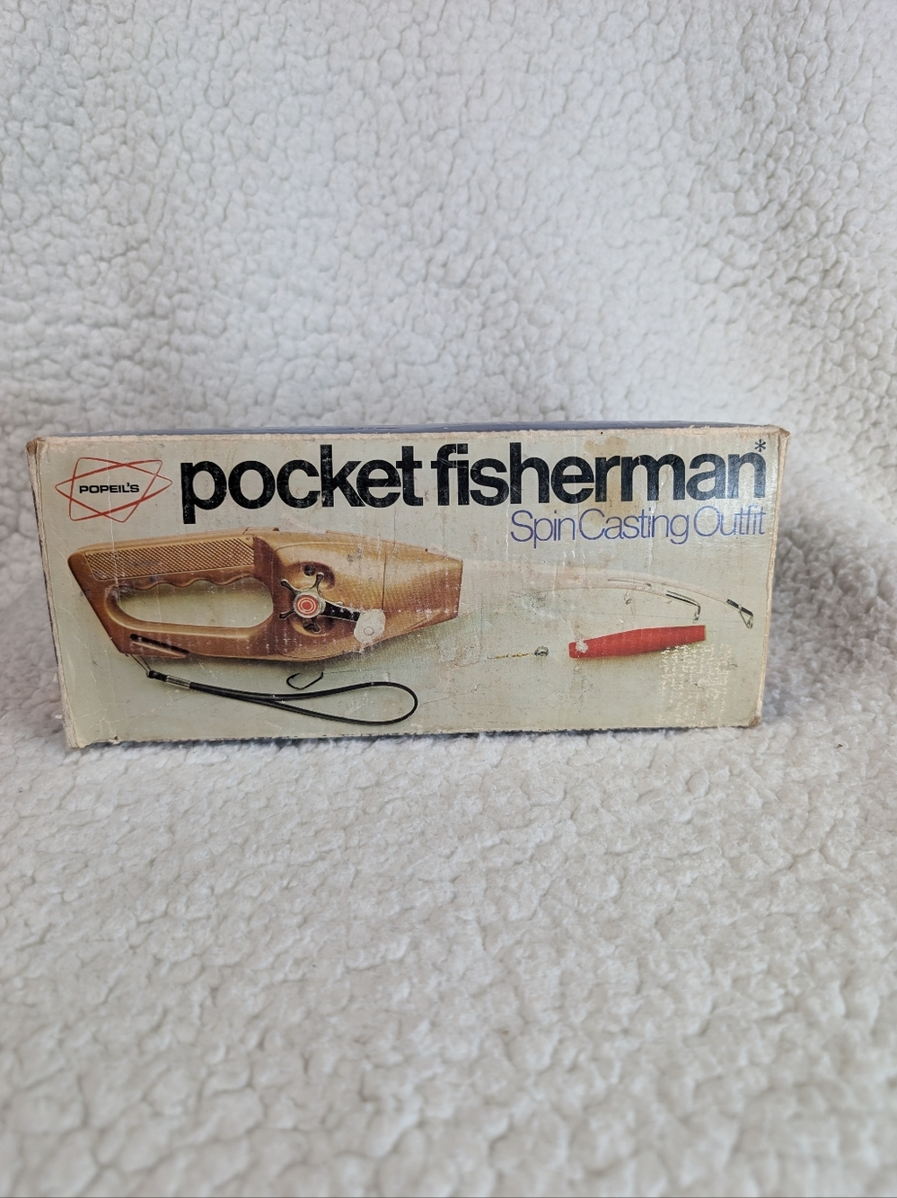 Vintage Popeil Pocket Fisherman 1972 Spin Casting Outfit w Box